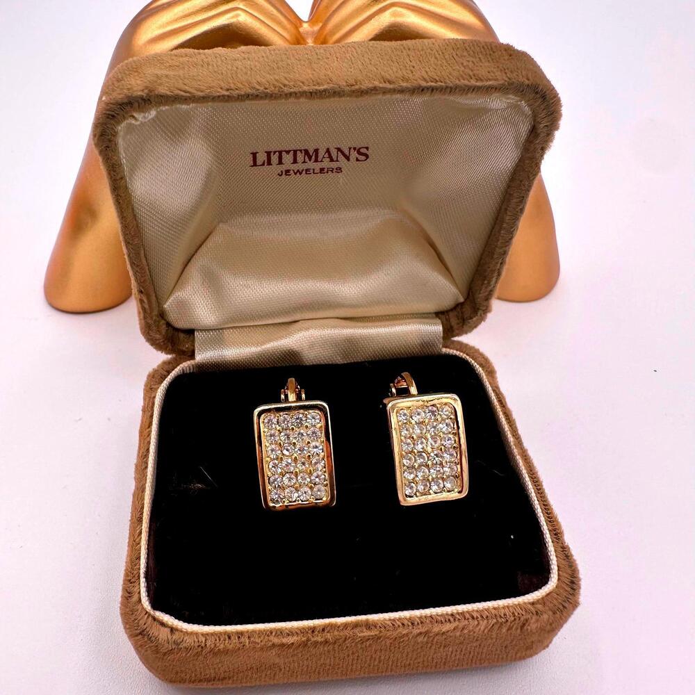 Christian Dior Vintage *Pierced* Earrings Stunning EUC